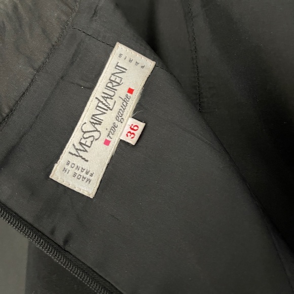 Yves Saint Laurent Rive Gauche Pencil Skirt - Picture 3 of 4